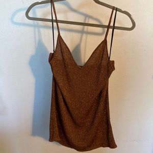 Rose gold H&M tank top (part of a set) size L,